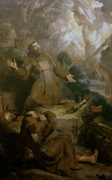 P.P.Rubens / Stigmaisation of Francis from Peter Paul Rubens