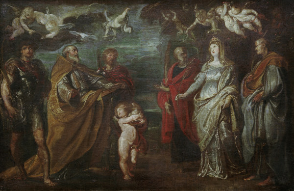 P.P.Rubens, Hl. Gregor mit Märtyrern from Peter Paul Rubens