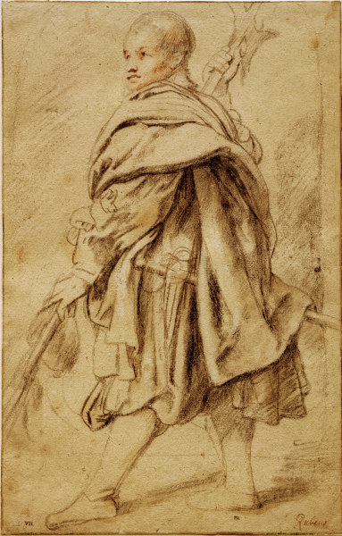 P.P.Rubens, Studie eines Hellebardiers from Peter Paul Rubens