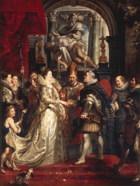 Rubens / Marriage of Marie de  Medici from Peter Paul Rubens