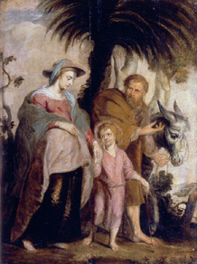 Die Rückkehr der Hl.Familie aus Ägypten from Peter Paul Rubens