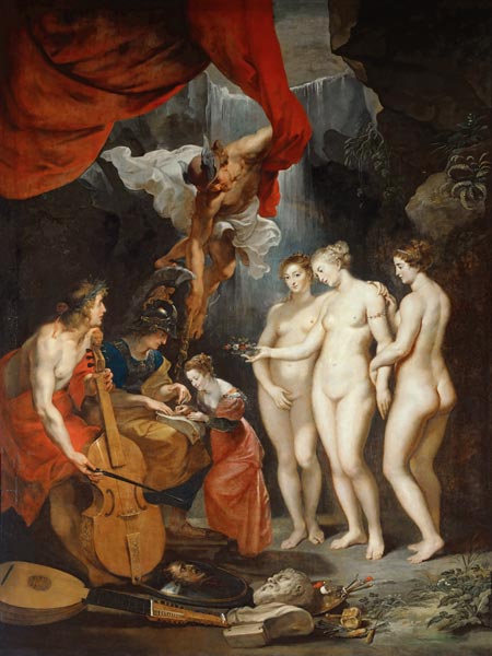The Education of the Princess. (The Marie de' Medici Cycle) from Peter Paul Rubens