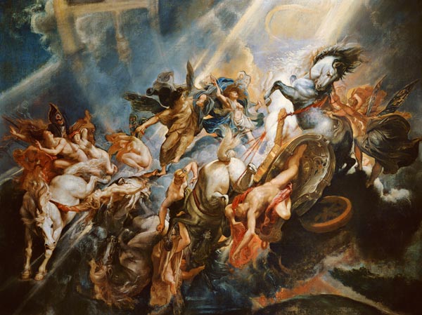 The Fall of Phaeton c.1604-08 (oil on canvas) from Peter Paul Rubens