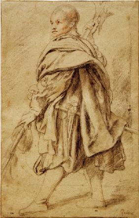 P.P.Rubens, Studie eines Hellebardiers