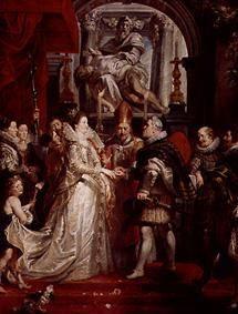 Die vorläufige Vermählung der Maria de' Medici mit Heinrich IV.