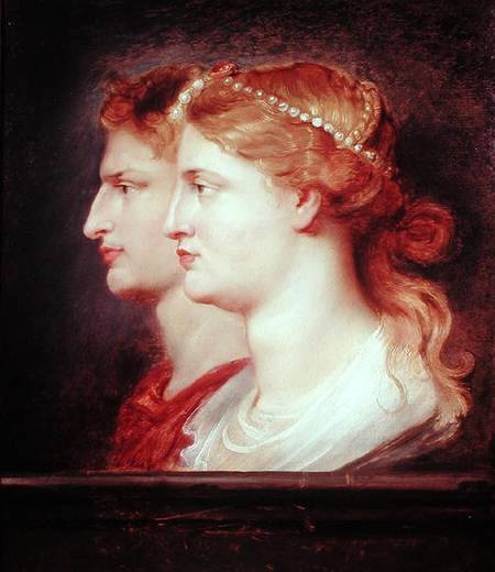 Tiberius (42BC-37AD) and Agrippina from Peter Paul Rubens