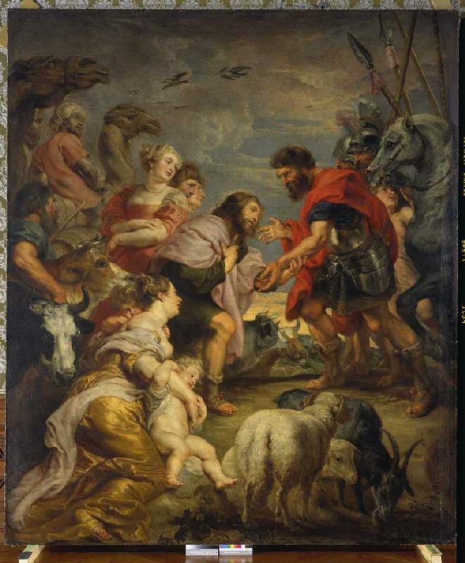 Versöhnung Esaus und Jacobs. from Peter Paul Rubens