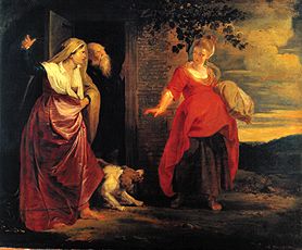 Die Verstossung der Hagar aus dem Hause Abrahams. from Peter Paul Rubens