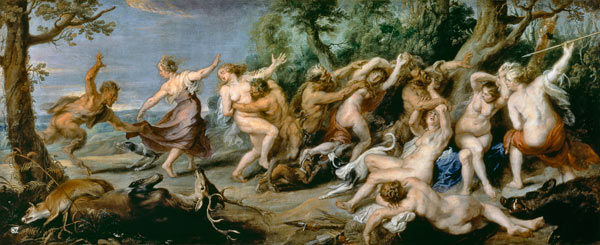 Diana and her Nymphs Surprised by Fauns from Peter Paul Rubens