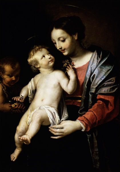 Maria mit dem Kind und dem kleinen Johannes. from Peter Paul Rubens (Werkstatt)