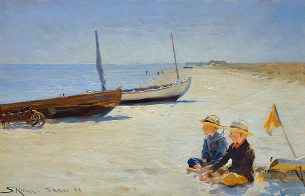 Jungen am Strand von Skagen from Peter Severin Kroyer