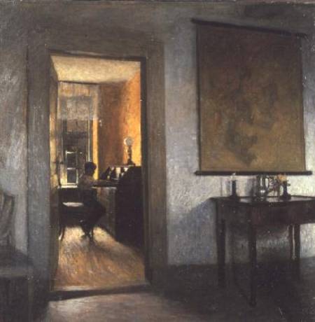 Boy Studying from Peter Vilhelm Ilsted