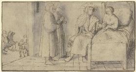 König Peter von Aragon am Krankenbett der verliebten Lisa