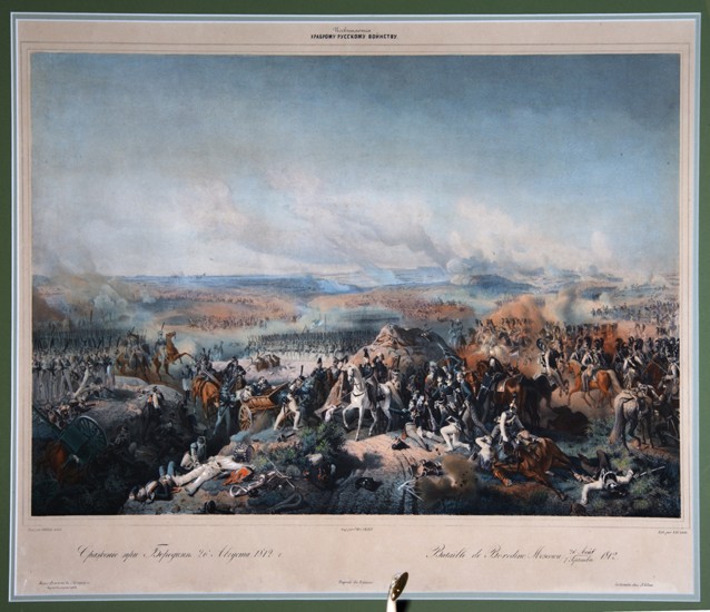 The Battle of Borodino on August 26, 1812 from Peter von Hess