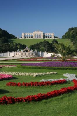 Wien, Schönbrunn, Gloriette, Neptunbrunn