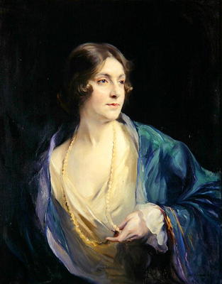 Marjory (Tiny) Heaton Ellis, Lady Forteviot, 1922 (oil on canvas) from Philip Alexius de Laszlo