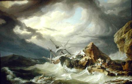 Shipwreck from Philip James (auch Jacques Philippe) de Loutherbourg