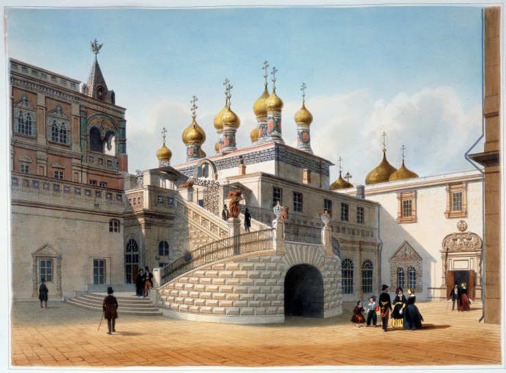 View of the Boyar Platform of the Terem Palace in the Moscow Kremlin from Philippe Benoist