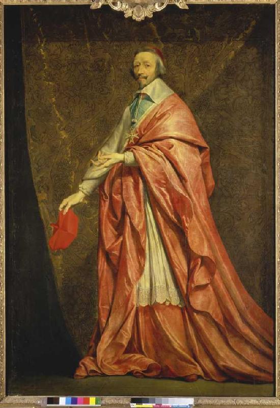 Bildnis des Kardinals Richelieu. from Philippe de Champaigne