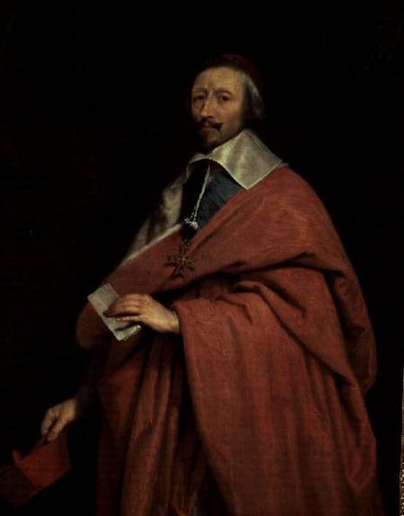Cardinal Richelieu (1585-1642) from Philippe de Champaigne