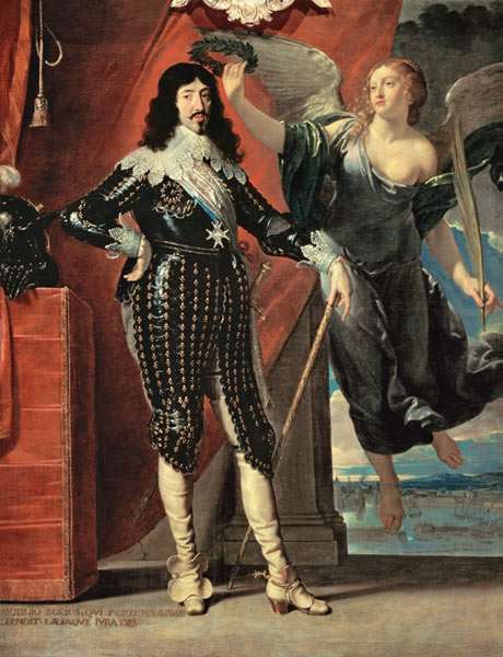 Louis XIII. wird von der Viktoria gekrönt. from Philippe de Champaigne