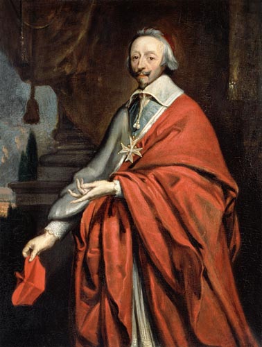 Portrait of Cardinal de Richelieu (1585-1642) from Philippe de Champaigne