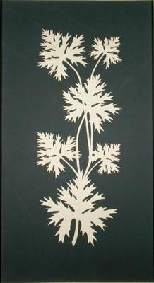 Leaves (collage on paper) from Phillip Otto Runge