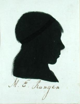 Maria Elizabeth Runge (b.1763) (Indian ink on paper) from Phillip Otto Runge