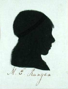 Maria Elizabeth Runge (b.1763) (Indian ink on paper)
