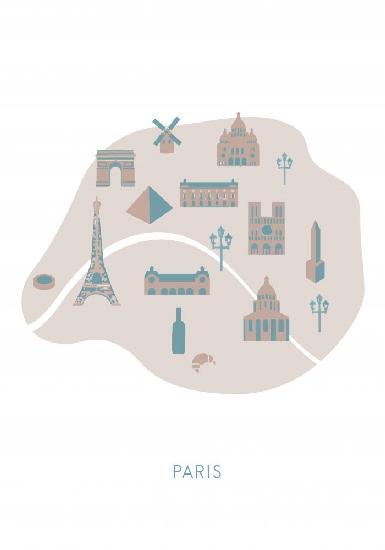 Paris-Karte