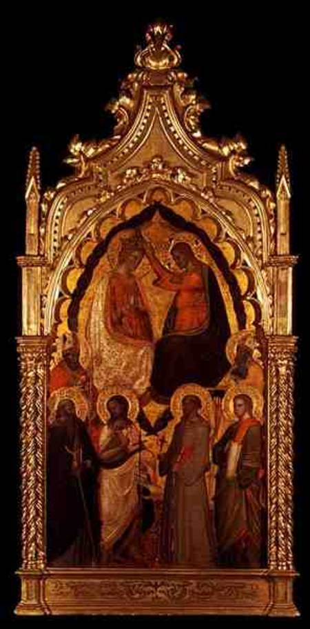 Coronation of the Virgin from Pier Francesco Fiorentino