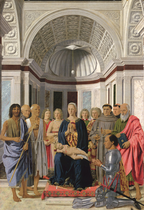 The Brera Altarpiece, 1472-74 (tempera on panel) from Piero della Francesca