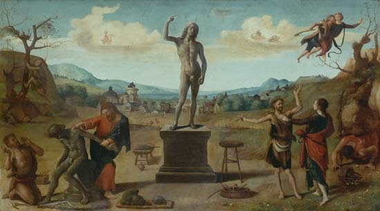 Szene aus der Prometheus-Sage from Piero di Cosimo