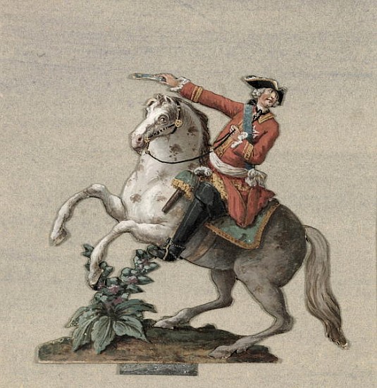 Equestrian portrait of Prince Charles-Just de Beauveau-Craon (1720-93) from Pierre Antoine Lesueur