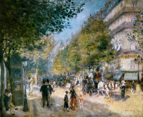 Die Großen Boulevards from Pierre-Auguste Renoir