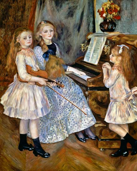 Die Töchter von Catulle-Mendès from Pierre-Auguste Renoir