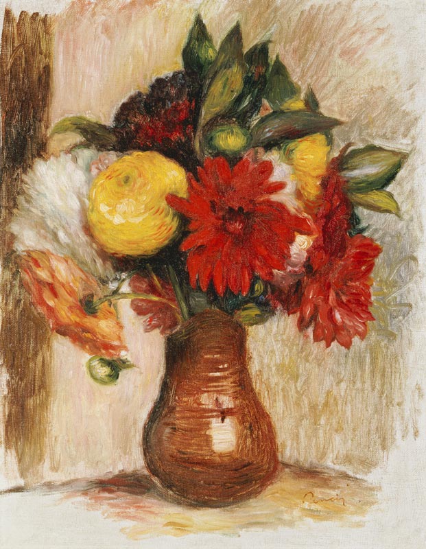 Bouquet De Fleurs Au Pichet De Terre from Pierre-Auguste Renoir