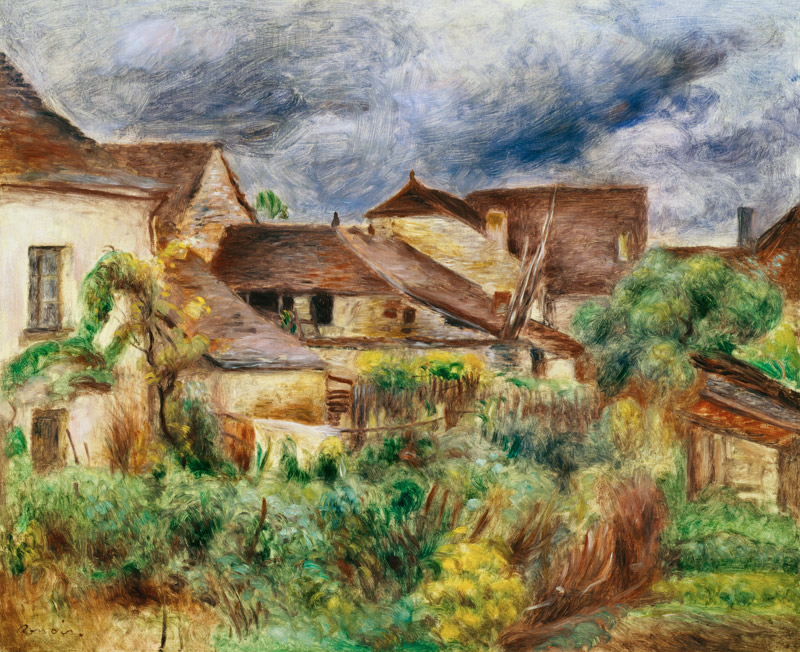 Das Dörfchen Essoyes. from Pierre-Auguste Renoir