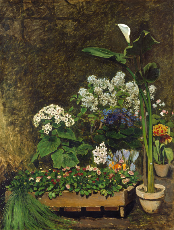 Flowers in a Greenhouse from Pierre-Auguste Renoir