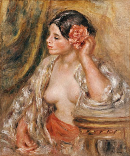 Gabrielle a sa Coiffure from Pierre-Auguste Renoir