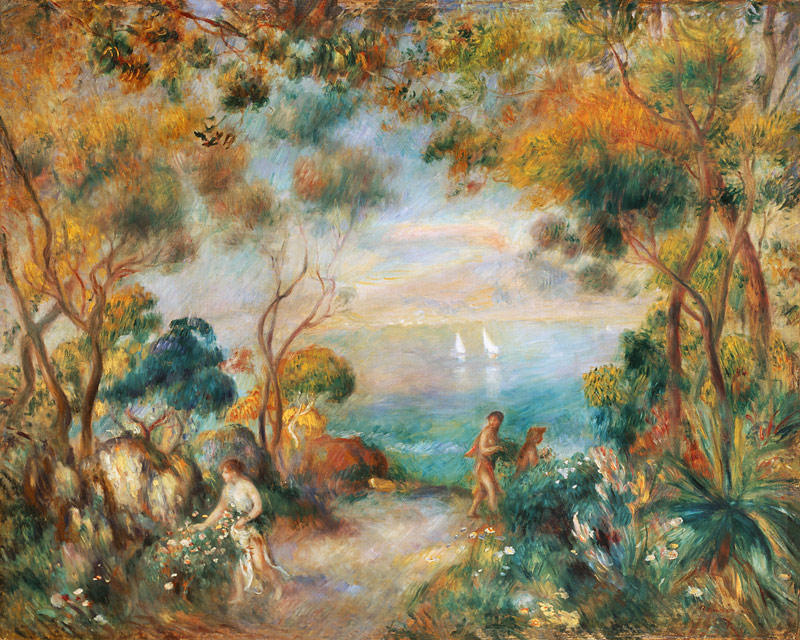Garden at Sorrento from Pierre-Auguste Renoir