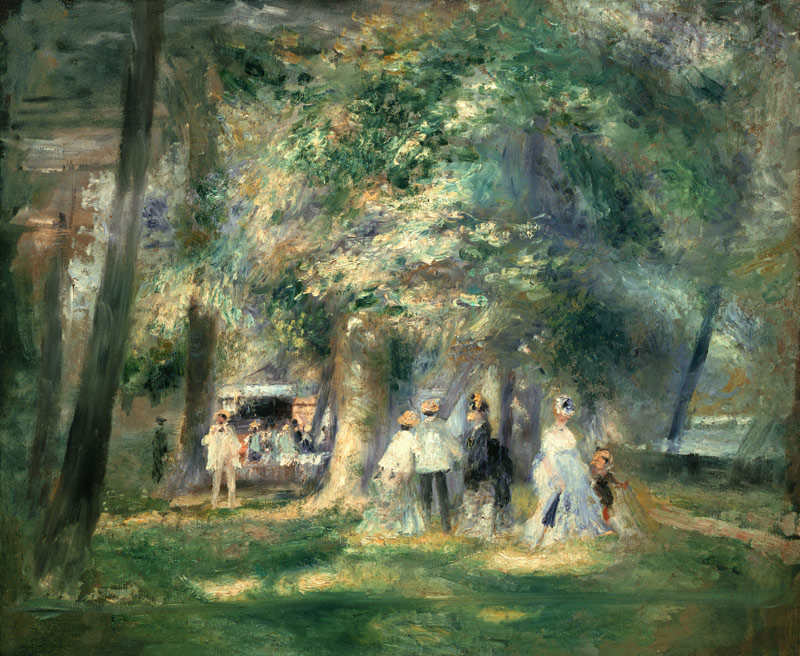 Im Park von Saint-Cloud. from Pierre-Auguste Renoir