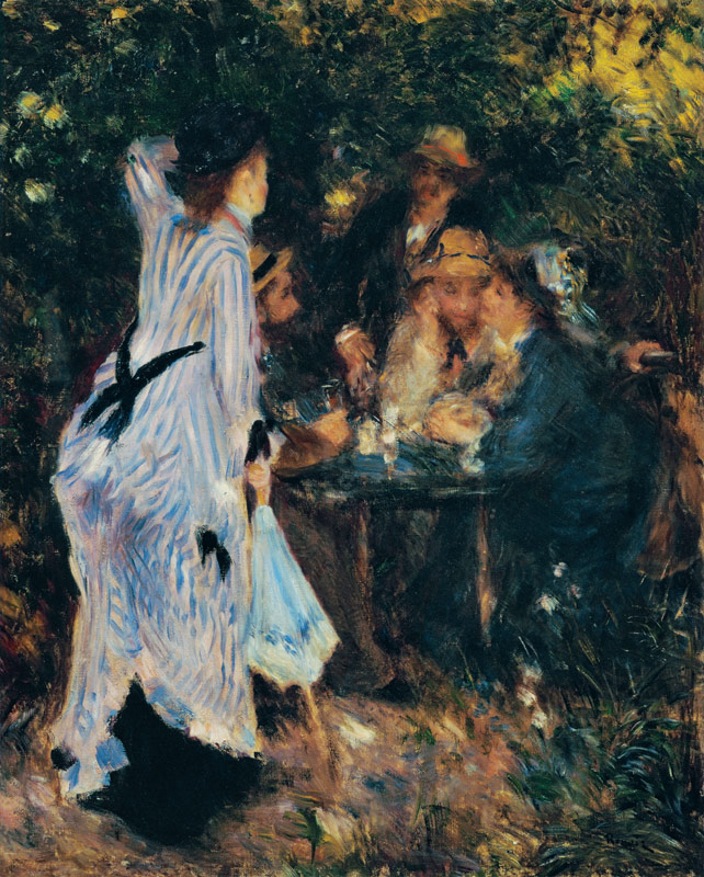 In the Garden, or Under the Trees of the Moulin de la Galette from Pierre-Auguste Renoir