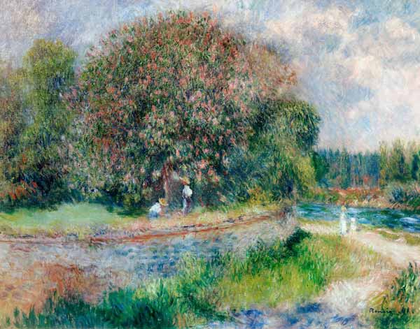 A.Renoir, Blühender Kastanienbaum from Pierre-Auguste Renoir