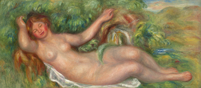 Auguste Renoir, Liegender Akt from Pierre-Auguste Renoir