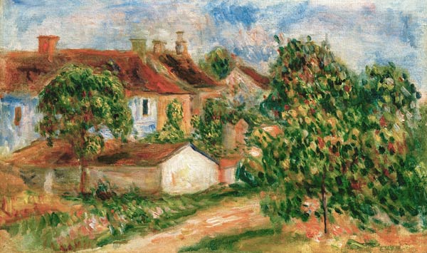 A.Renoir, Maisons de village from Pierre-Auguste Renoir