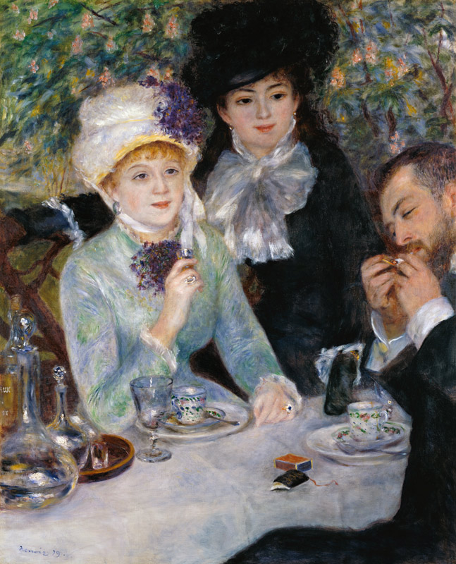 Nach dem Mittagessen (La fin du déjeuner) from Pierre-Auguste Renoir