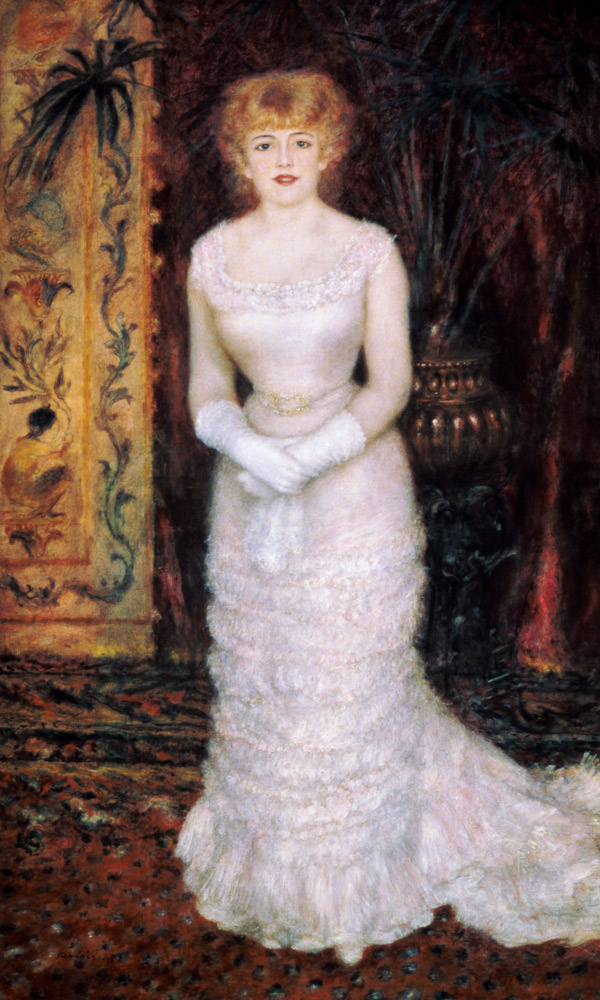 Portrait of Jeanne Samary (1857-90) from Pierre-Auguste Renoir