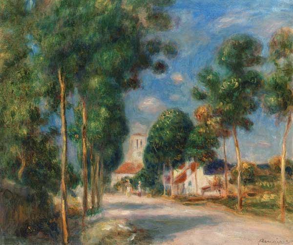 The Road to Essoyes from Pierre-Auguste Renoir