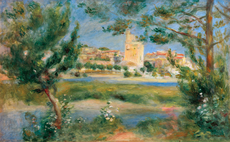 Renoir / Villeneuve-les-Avignon / 1901 from Pierre-Auguste Renoir